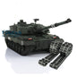 Henglong 1/16 TK7.0 Professional British Challenger II 3908 RTR RC Tank 360 Degrees Turret IR BB Smoke Metal Sprockets Idlers Road Wheels Single Rubber Tracks