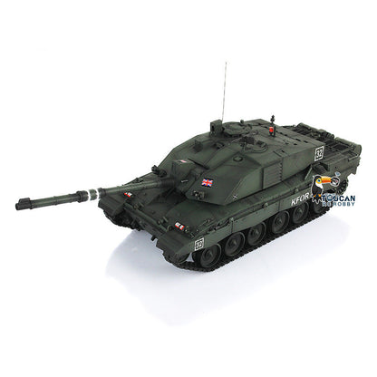 Henglong 1/16 TK7.0 Customize 3908 Challenger II RTR RC Tank FPV 360 Degrees Turret IR BB Smoke Metal Tracks Road Drive Idler Wheels