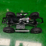CN Stock Second-hand 90%NEW KYX Rock Crawler 1/10 CNC 90046 Full Metal Frame RC Car 313mm Parts Upgraded