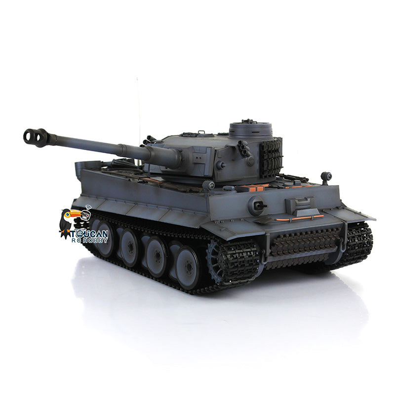 Henglong 1/16 TK7.0 German Tiger I RTR RC Tank 3818 with Barrel Recoil 360 Degrees Turret BB IR Smoke Metal Tracks Sprockets Idlers Road Wheels