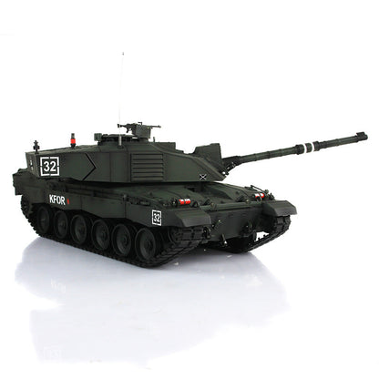 Henglong 1/16 2.4G TK7.0 Plastic British Challenger II 3908 RTR RC Tank Armored Vehicle Model BB Unit Infrared Combat Smoke