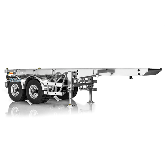 TOUCAN RC HOBBY LESU 40ft 20ft Metal Trailer Chassis for 1/14 Radio Controlled Tractor Container Truck RC Cars Model