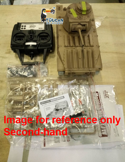 Fast Free Shipping Second Hand EU Stock 1/16 RC Tank Matilda III IV Tongde IR Turret Rotary 320 Degree Electric Remote Control Military Vehicle Metal Gearbox Road Wheel
