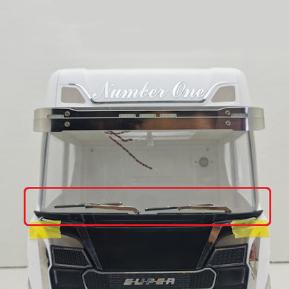 Grad Elektrische Metall-Scheibenwischer-Waschanlage für TAMIYA 1/14 Maßstab 770S 56368 RC Traktor LKW Fernbedienung Autos Modell