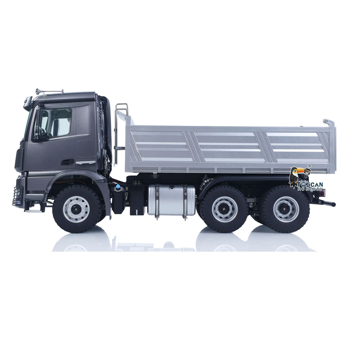 1/14 RC 6x6 Tipper Truck Plastic 5702 side profile