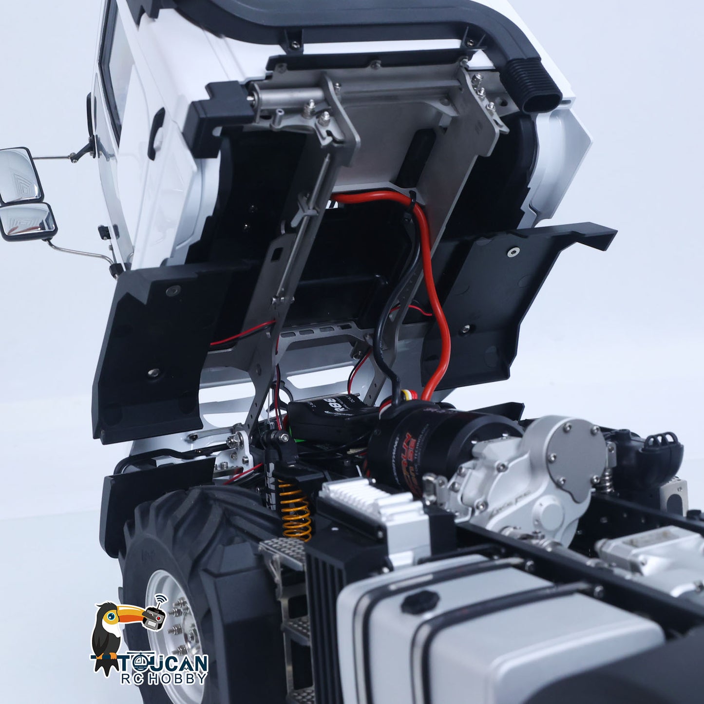 rc 4wd crawler 1/14 u535 lite two speed transmission dual output shaft gearbox lights sound