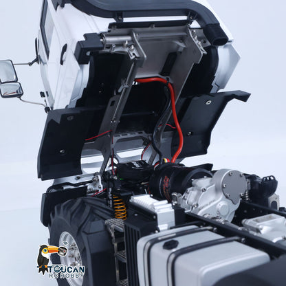 rc 4wd crawler 1/14 u535 lite two speed transmission dual output shaft gearbox lights sound