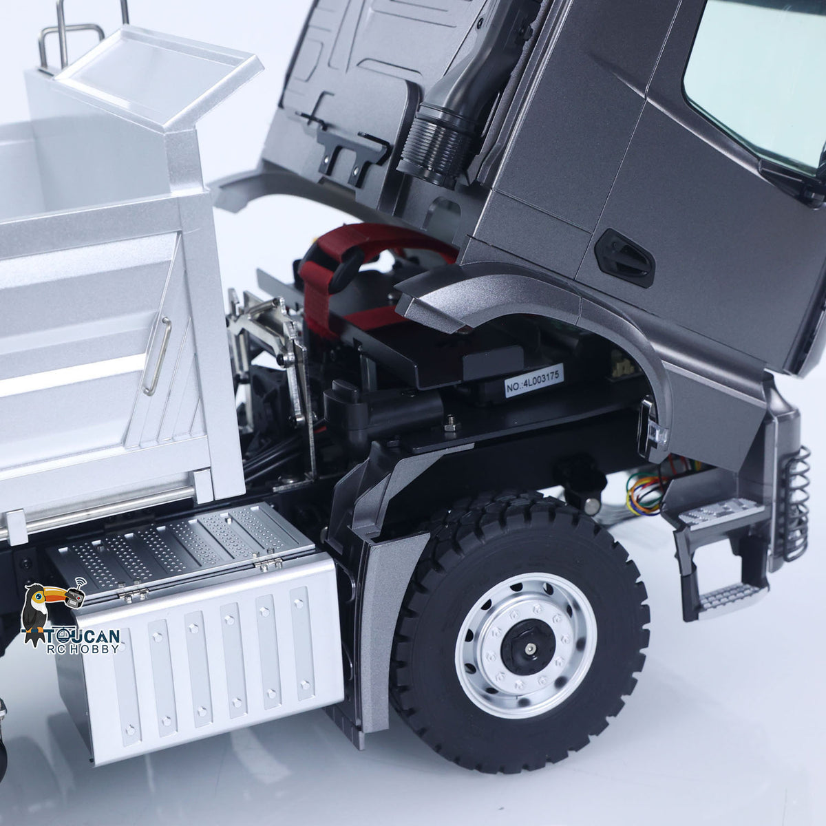  1/14 RC Dump Truck 5702 cabin and Flysky FS12 remote controller