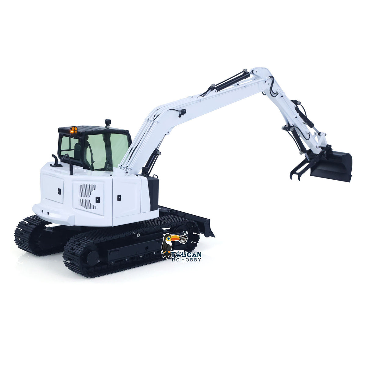 1/14 RC Hydraulic Digger BMG-C308 Long Arm Version with Wide Bucket Thumb Clamp 