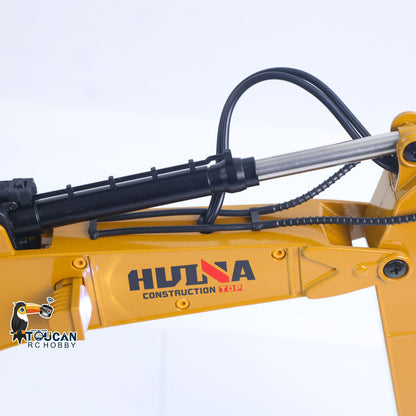 1/14 RC Construction Vehicle HUINA 1580 Roof Warning Lights Opening Hood Protective Mesh Real Feel