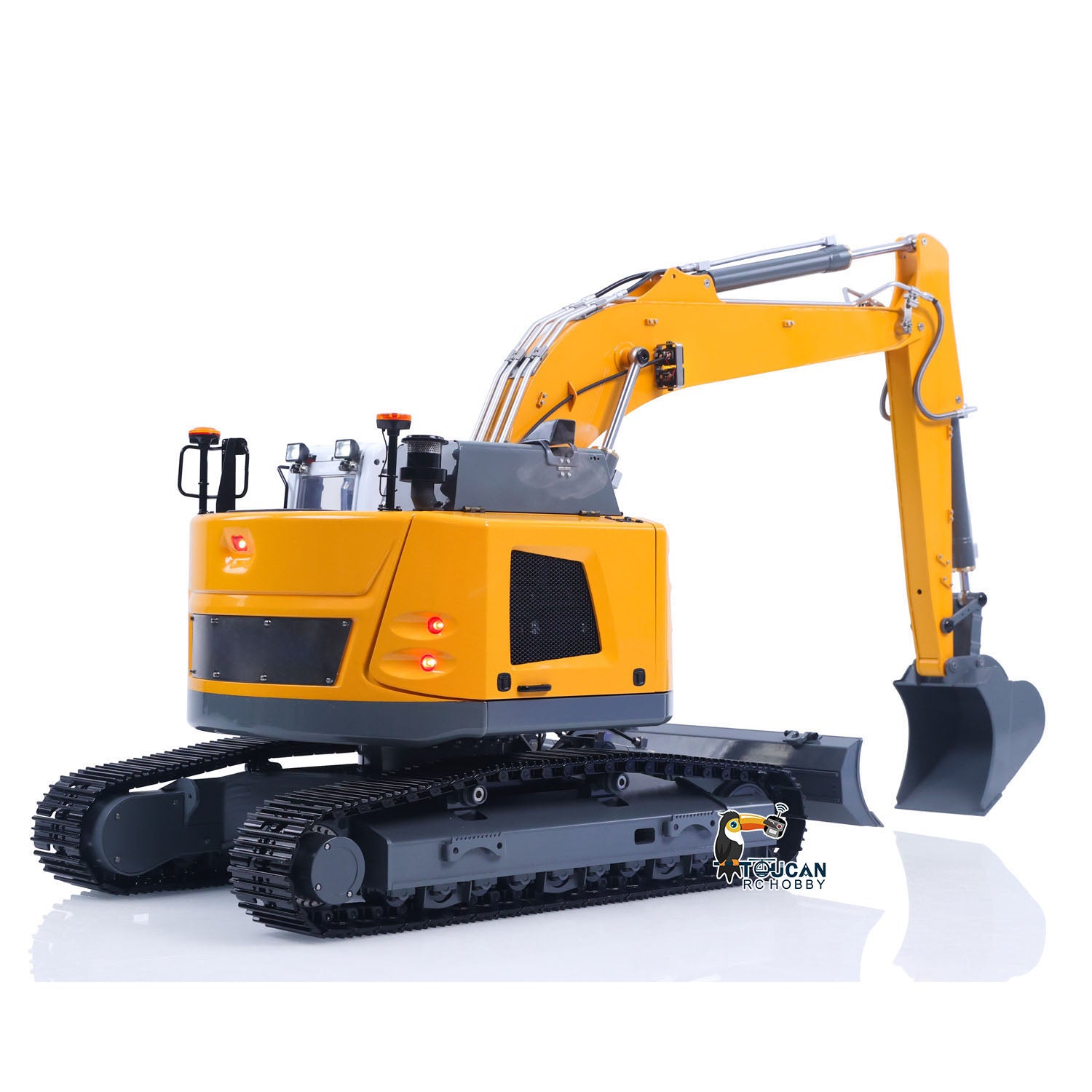 1/14 Metal Track Excavator All Metal Undercarriage Stable Robust Structure ST8 Radio