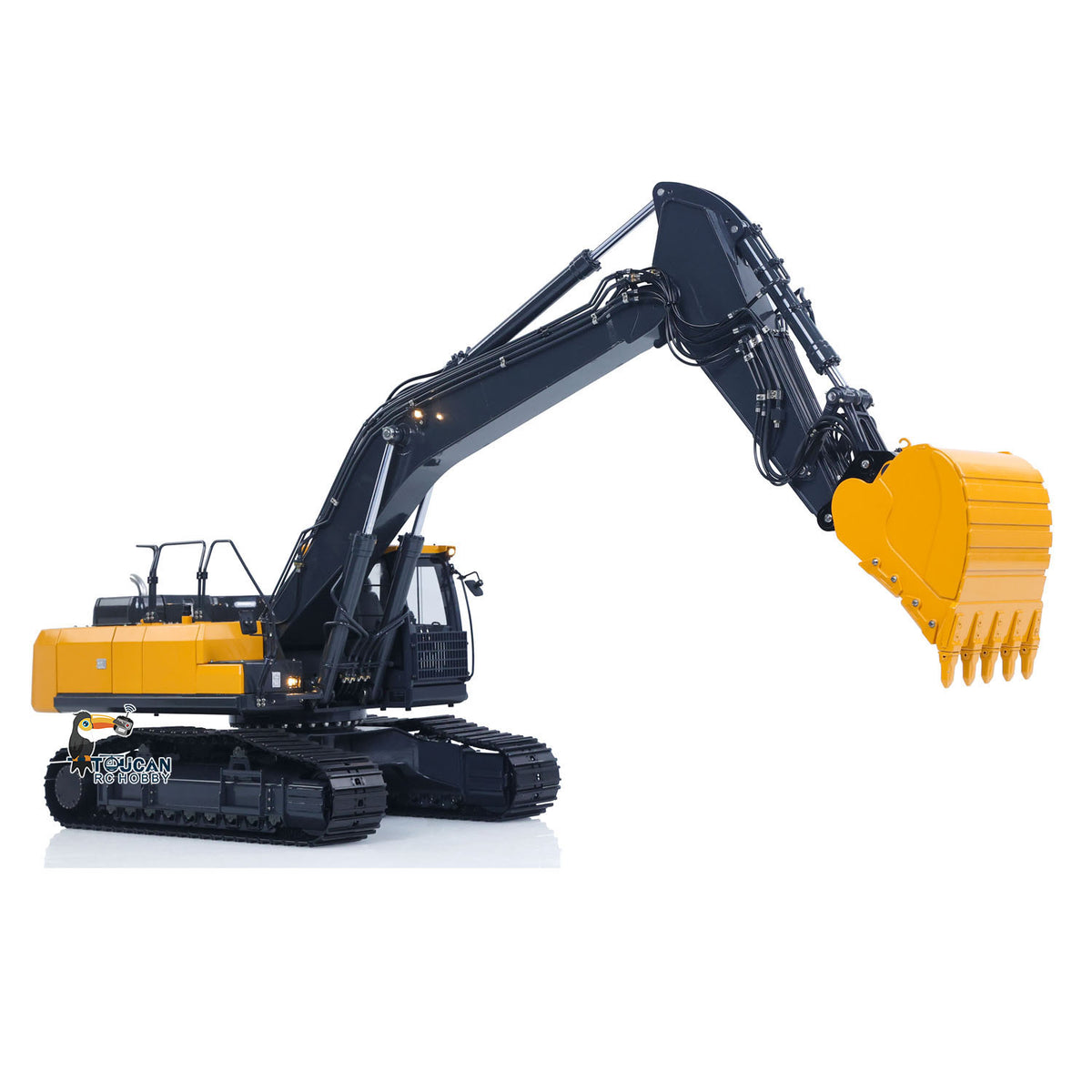 1/14 Scale Hydraulic Excavator FrSky ETHOS System High Speed Servo Precise Linkage