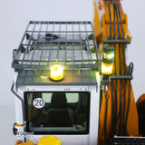 1/14 RC Hydraulic Excavator LR914 cabin rear roof guard and dual color warning light