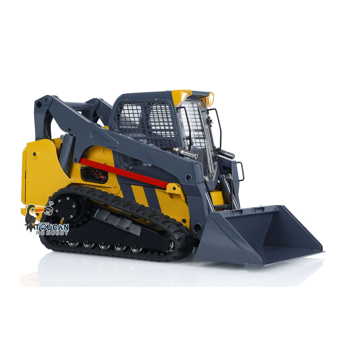 1/14 RC Skid-Steer Loader SM770 Integrated LED Light System And Sound Unit Night Operation