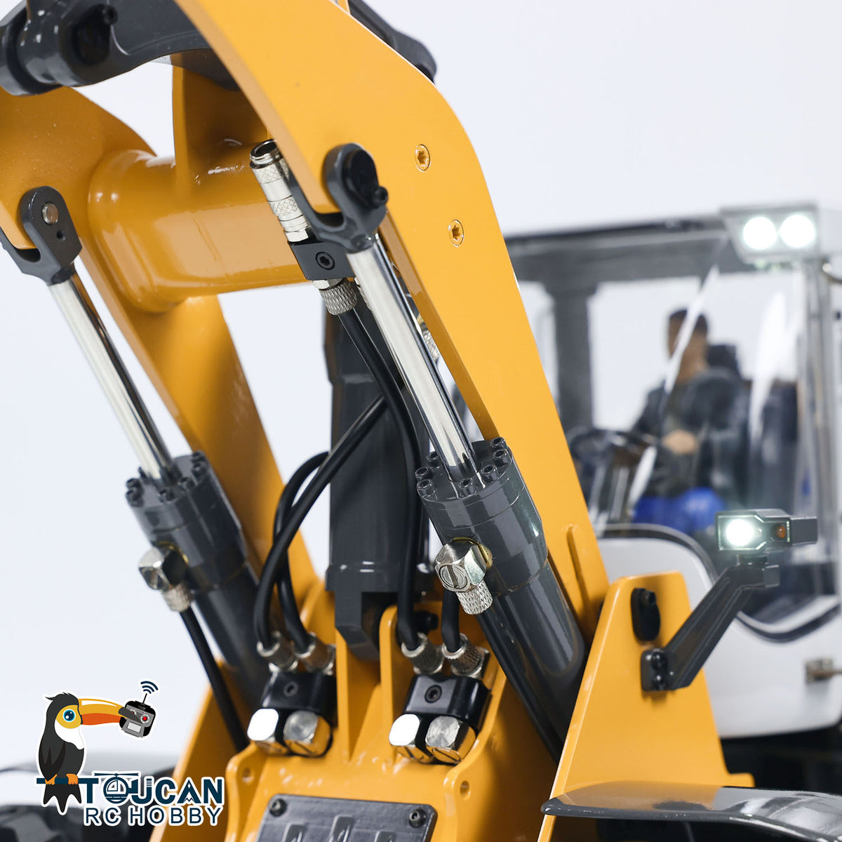 1/14 Metal RC Wheel Loader Liebherr 580 Polycarbonate Cabin and Metal Chassis