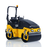 1/14 RC Vibratory Roller BW120AD side profile yellow-black paint