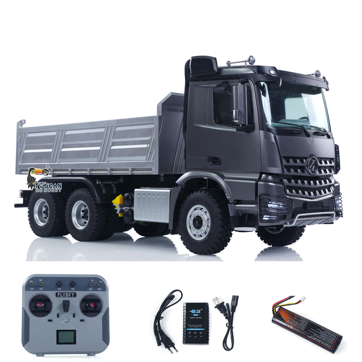 1/14 Kabolite 5702 6x6 RC tipper truck rear lights brake and reverse LED