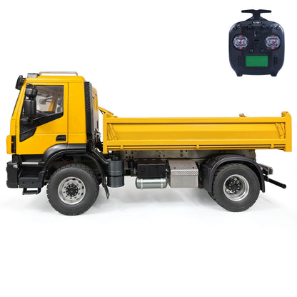 MD 1/14 4x2 RC Hydraulic Tipper Truck 2-Speed Gearbox FlySky ST8 Remote Control Motor Differential Lock Model for Sales