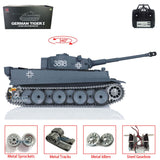 Henglong TK7.0 im Maßstab 1/16, verbesserte Metallversion, deutscher Tiger I, fahrbereit, RC-Panzer, 3818 Ketten, Kettenräder, Leiträder, Sound, Rauch