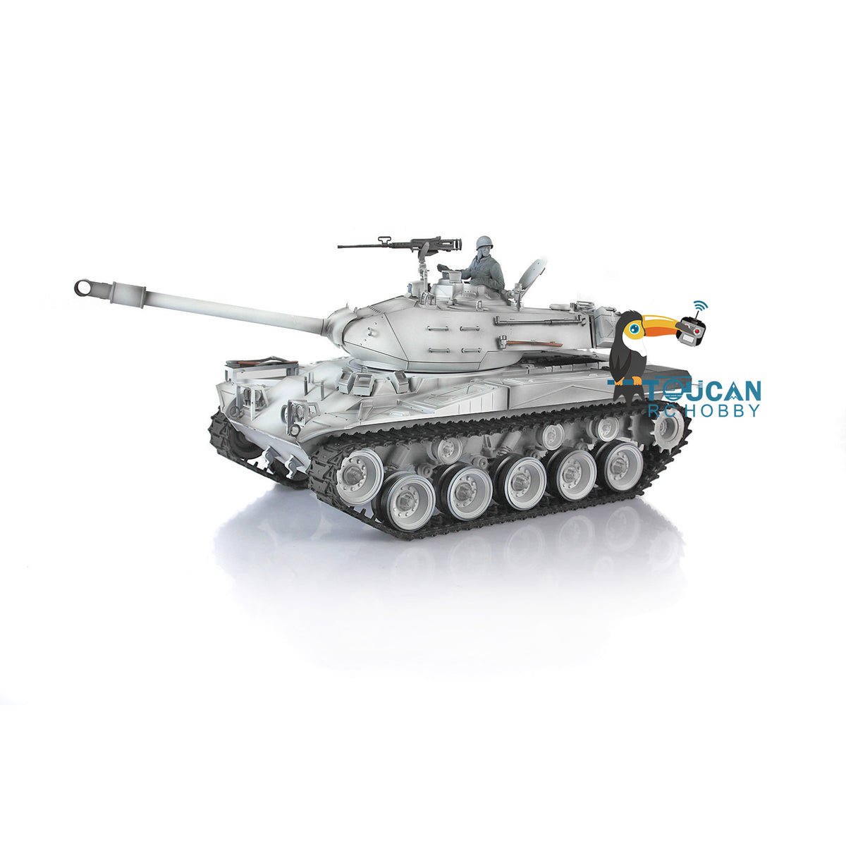 1/16 Maßstab TK7.0 2,4 GHz Henglong Walker Bulldog RTR RC Modellpanzer 3839 Metalllaufräder Fassrückstoß Rauchgeräusch BB IR FPV