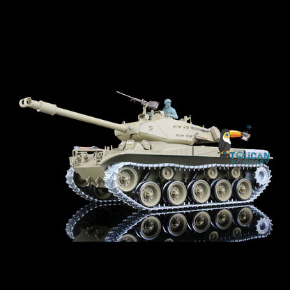 Henglong 1/16 TK7.0 USA Walker Bulldog 3839 RTR RC Tank FPV 360 Degrees Turret Smoke IR BB Unit Metal Tracks Gearbox Sprockets Wheels