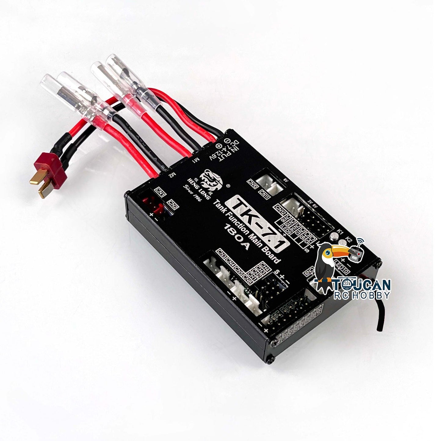 Henglong 1/16 Scale RC Tank Model Radio Control System 2.4Ghz 7.1 Generation Transmitter Main Board Leopard 2A6 M1A2 Sound