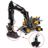 MTM EC380 Metal 1/14 RC Hydraulic Excavator Radio Control Digger 8-way Reversing Valve for Model Enthusiasts
