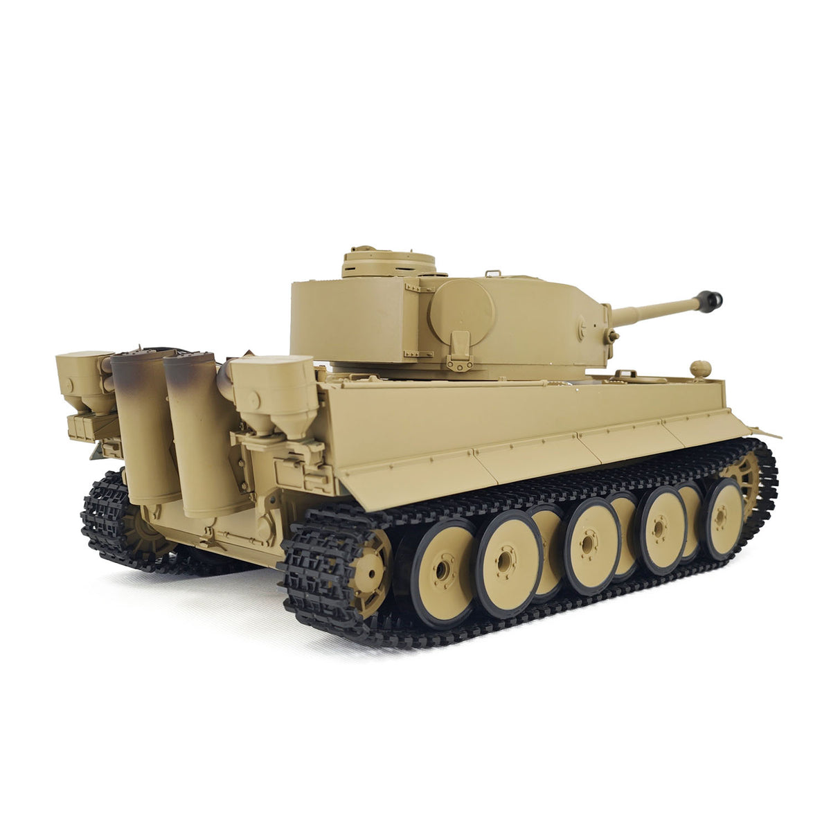 2.4Ghz Henglong 1/16 7.0 Plastic German Tiger I 3818 RTR RC Tank BB IR Barrel Recoil Metal Suspension Arm Gearbox Smoke Special Spray Painting