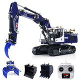 MTM 1/14 Hydraulic Crawler Excavator 946-3 Construction Vehicle 6-Way Valve 12 Channels Remote Controller T12D Radio