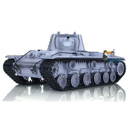 Henglong 1/16 TK7.0 Plastic Soviet KV-1 RTR RC Tank 3878 Military Vehicle Light Sound Smoke BB Unit Infrared Combat System