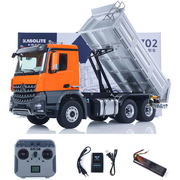 Free Fast Shipping 1/14 2.4G Remote Control Electric Lifting Dumper 5702 Model 6*6 Tipper Vehicle 2Speed Sound Light Motor RTR Car