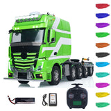 Unitru-01 3363 1/14 RC Tractor Truck Remote Control Lorry Car 10*10 Metal Chassis Smoke ST8 Radio Differential Lock RTR Light