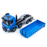 Toucanhobby G88 8*8 1/14 RC Hydraulic Roll On Off Dumper Construction Vehicle Differential Lock Axle 3Speed Transmission for Modeler