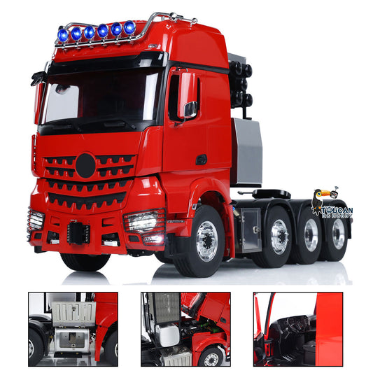 1/14 TOUCAN RC RTR Tractor Truck 8x8 Heavy Metal Chassis for DIY 3363 1851 Radio Control Car Model Lights Sound