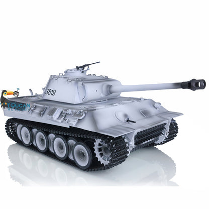 Henglong 1/16 TK7.0 Profession German Panther RTR RC Tank 3819 IR BB 360 Degrees Turret Smoke Metal Tracks Sprockets Idlers Road Wheels Gearbox