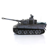 Henglong TK7.0 im Maßstab 1/16, verbesserte Metallversion, deutscher Tiger I, fahrbereit, RC-Panzer, 3818 Ketten, Kettenräder, Leiträder, Sound, Rauch