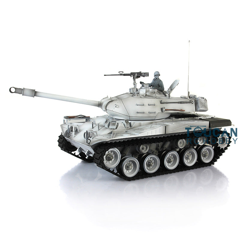 1/16 Maßstab TK7.0 Verbesserte Henglong Metallversion Walker Bulldog RTR RC Panzer 3839 360 Turmlauf Rückstoß FPV Kettenräder Leiträder
