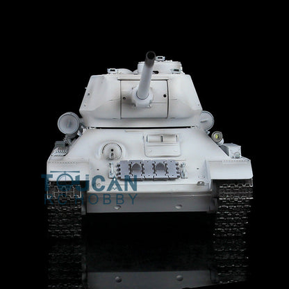 Henglong 1/16 TK7.0 Soviet Union T34-85 3909 RTR RC Tank BB IR Barrel Recoil 360 Degrees Turret Metal Tracks Sprockets Idlers Road Wheels