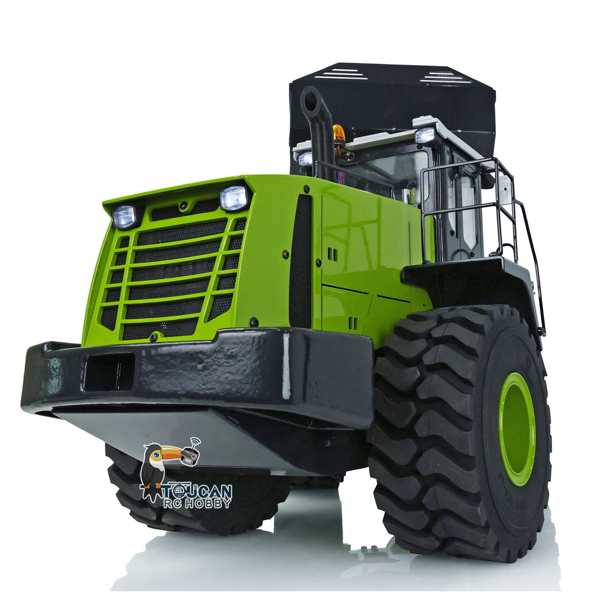 11. 1/14 Scale RC Loader 470 with LED Headlights and Taillights Front Grille  

