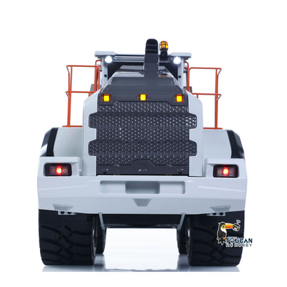 MTM E260L Metal 1/14 Loader Hydraulic Wheel Loader with Brushless 3.5MPa Pump and Quick Coupler for Bucket Fork Swap White PNP No Charger