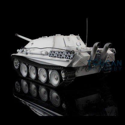 Henglong 1/16 TK7.0 3869 German Jadpanther RTR RC Tank IR BB Smoke Unit Lights 2 Sounds Metal Sprockets Idlers Road Wheels Tracks Gearbox Barrel