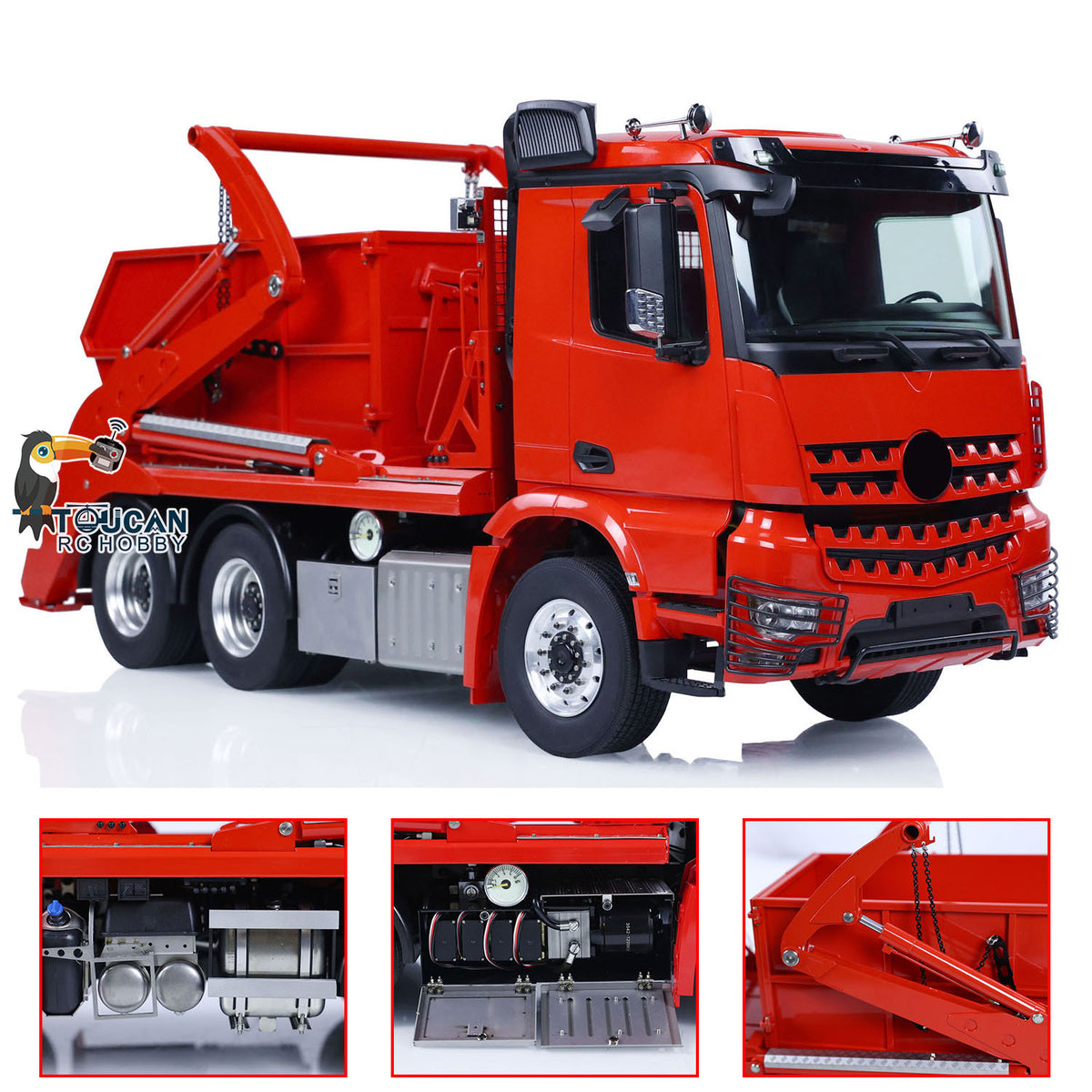 1/14 VL18U K3363 RC Hydraulischer Absetzkipper Metallschwinge Ferngesteuerter Kipper Simulation Hobbymodell PNP/RTR