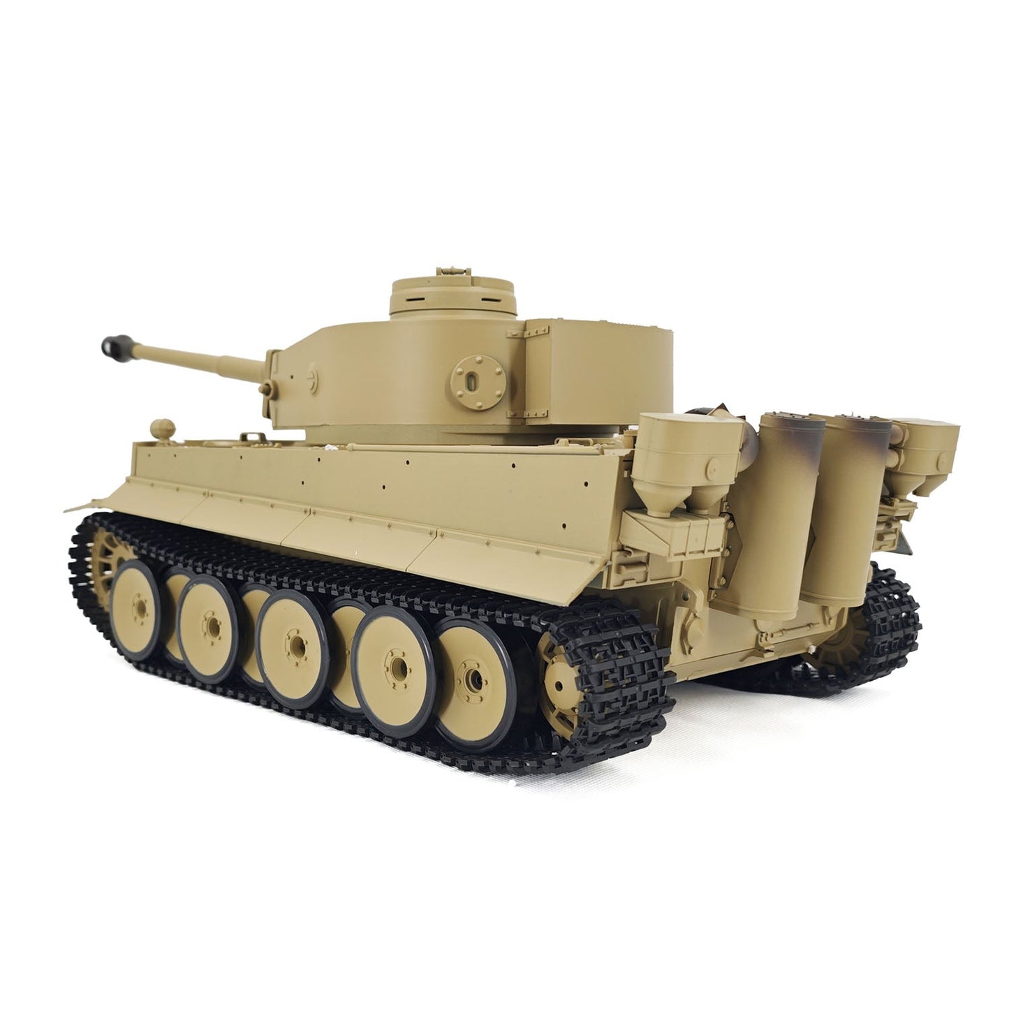 2.4Ghz Henglong 1/16 7.0 Plastic German Tiger I 3818 RTR RC Tank BB IR Barrel Recoil Metal Suspension Arm Gearbox Smoke Special Spray Painting