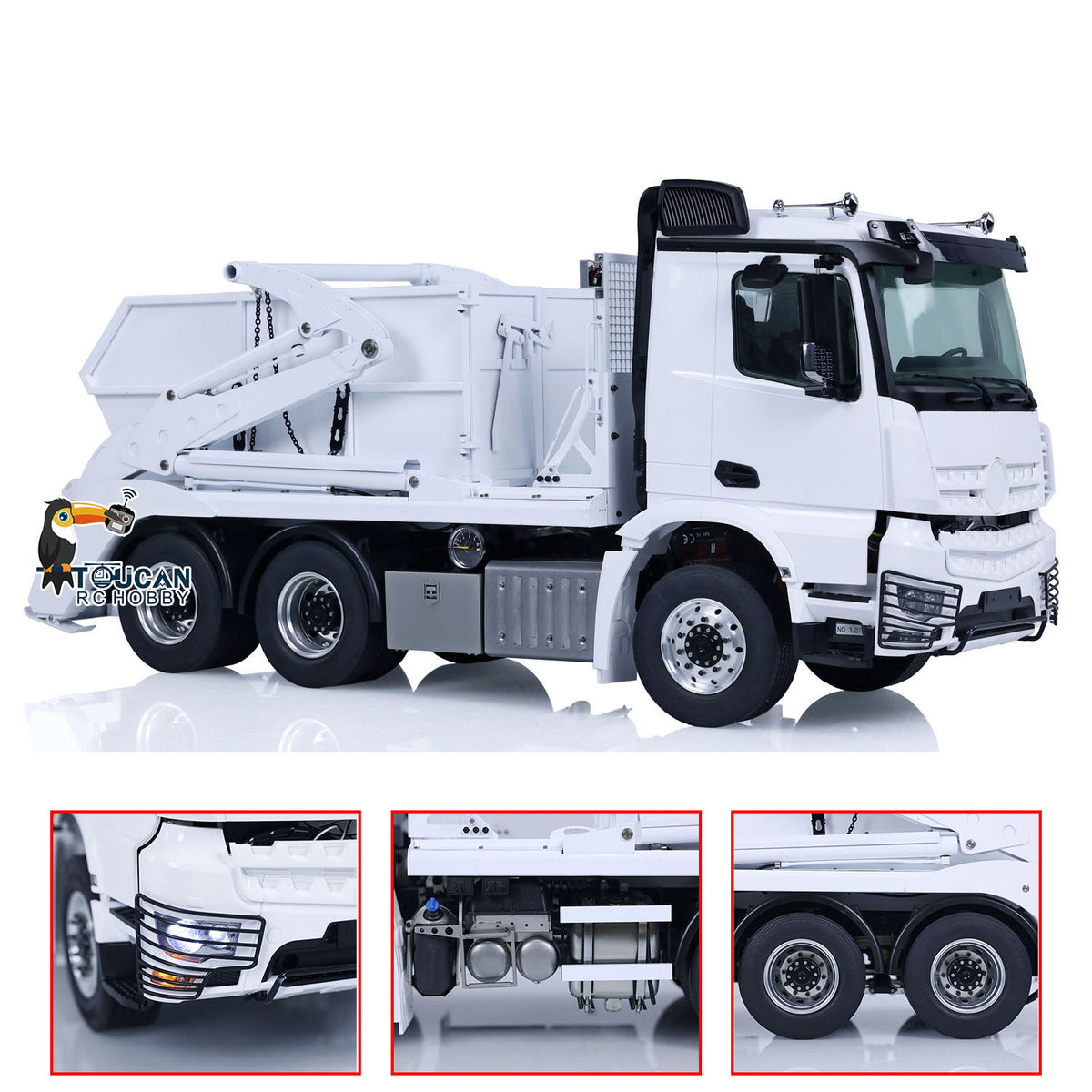 1/14 JXModel Metall RC Hydraulischer Absetzkipper VL18U K3363 Schwingarm Funkgesteuertes Beladenes Kipper-Simulationsauto Hobbymodell PNP/RTR 