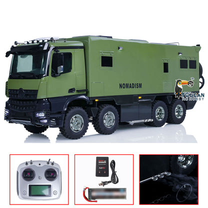 1/14 8*4 RC Freizeit Fahrzeuge RTR Fernbedienung Caravaning Touring Auto Sound Licht Rauchen Lackiert Montiert RTR Version 