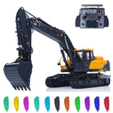 In Stock Super Frog Metal 1/14 Remote Control Hydraulic Excavator E400 Pro 9CH Valves 2Arms RC Digger 3 Pump Frsky XE Radio No Battery
