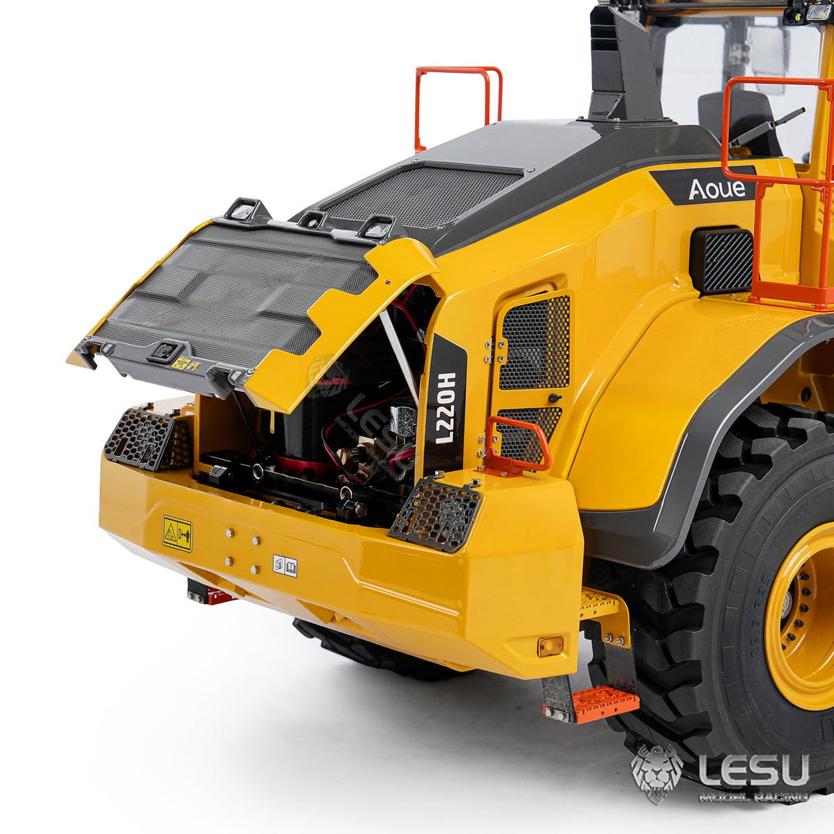 TOUCAN RC HOBBY LESU 1/14 Hydraulic RC Wheel Loader L220H Metal Model 4WD Brushless Motor 2 Speed Drive Differential Lock Quick Release Bucket Sound