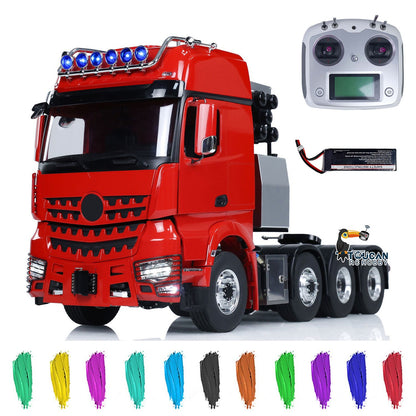 TOUCAN RC HOBBY  Metal Differential Lock Axles 3Speed Gearbox 8X8 1:14 RC Tractor Truck 3363 Radio Control Lorry Cars