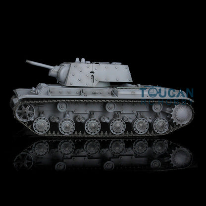 Henglong 1/16 TK7.0 Plastic Soviet KV-1 RTR RC Tank 3878 Military Vehicle Light Sound Smoke BB Unit Infrared Combat System