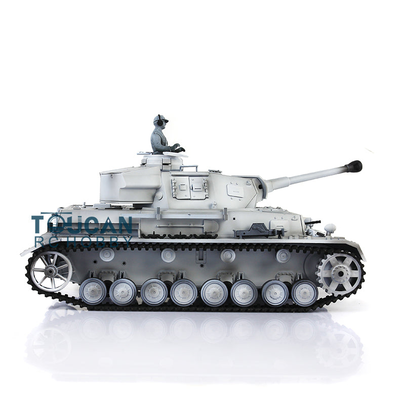 2,4 GHz Henglong 1/16 TK7.0 Kunststoff Panzer IV F2 RC RTR Modellpanzer 3859 mit Stahlgetriebe, 360-Grad-Turm, Rauch-Soundtracks, FPV